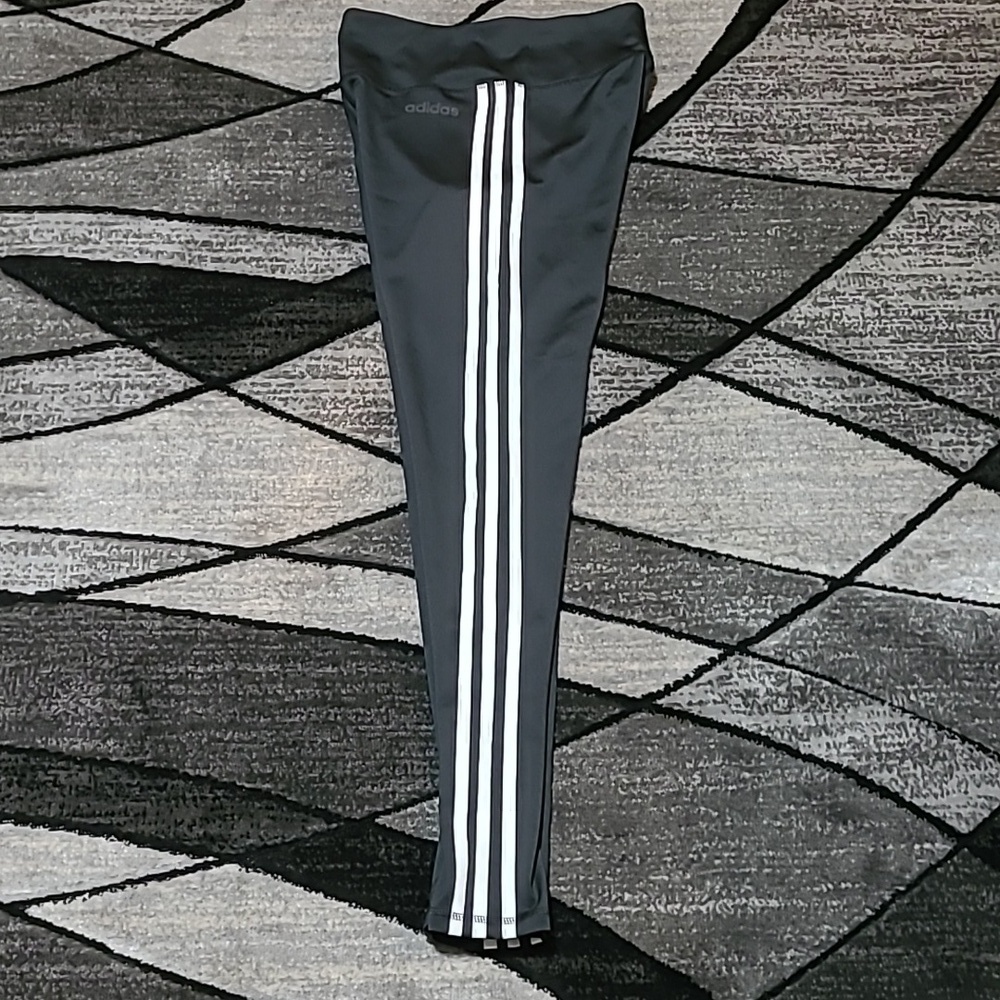 ADIDAS 3-STRIPE HIGH-WAISTED CLIMALITE LEGGINGS